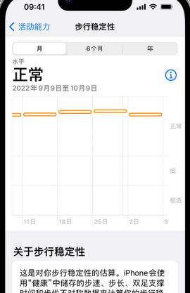 奉化iPhone手机维修如何在iPhone开启'步行稳定性通知'