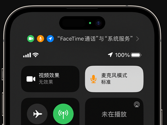 奉化苹果授权维修网点分享iPhone在通话时让你的声音更清晰 