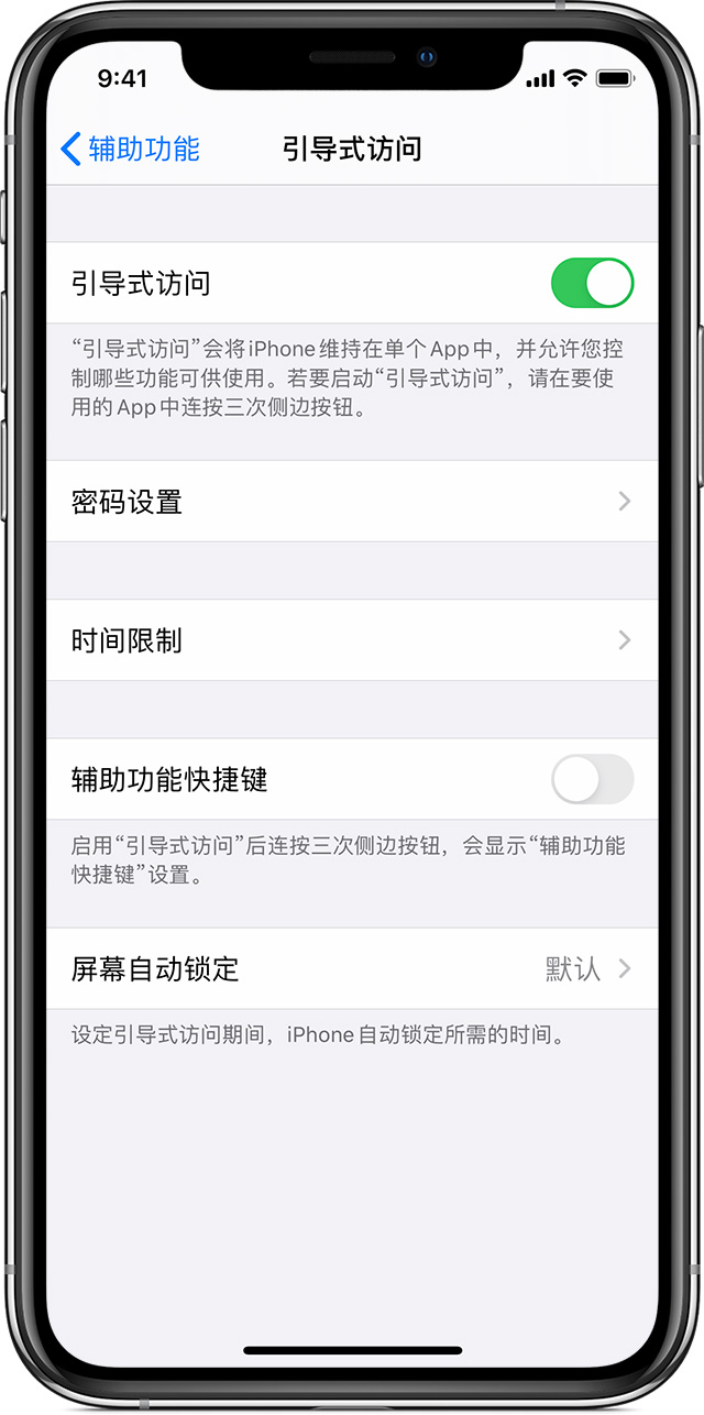 奉化苹果手机维修分享如何在 iPhone 上退出引导式访问 