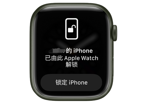 奉化苹果手机维修分享用 AppleWatch 解锁配备面容 ID 的 iPhone方法 